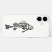 Visskelet Case-Mate iPhone Case (Achterkant (horizontaal))