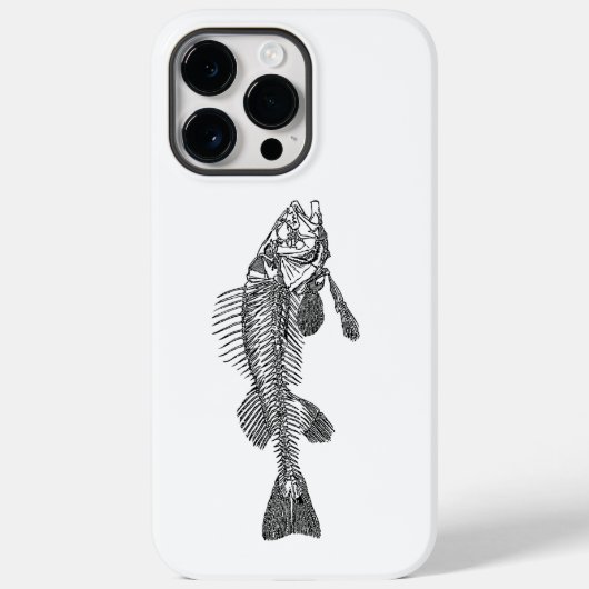 Visskelet Case-Mate iPhone Case (Achterkant)