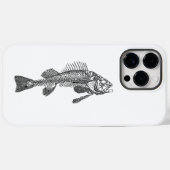 Visskelet Case-Mate iPhone Case (Achterkant (horizontaal))