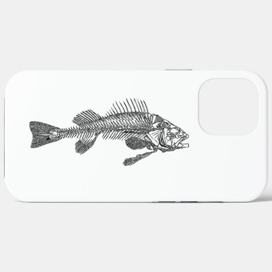 Visskelet Case-Mate iPhone Case (Achterkant (horizontaal))