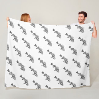 Visskelet Fleece Deken