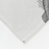 Visskelet Fleece Deken (Hoek)