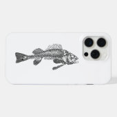 Visskelet iPhone Hoesje (Achterkant horizontaal)