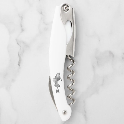 Visskelet Kurkentrekker (Achterkant)