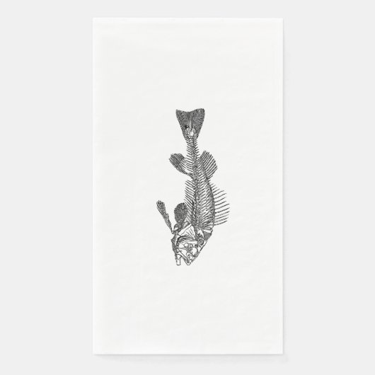 Visskelet Servet (Voorkant)