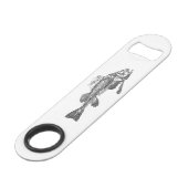 Visskelet Speed Flessenopener (Achterkant Gekanteld)