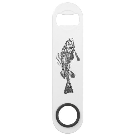 Visskelet Speed Flessenopener (Voorkant)