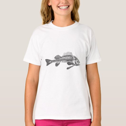 Visskelet T-shirt (Voorkant)