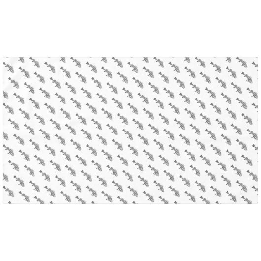 Visskelet Tafelkleed (Voorkant (Horizontaal))