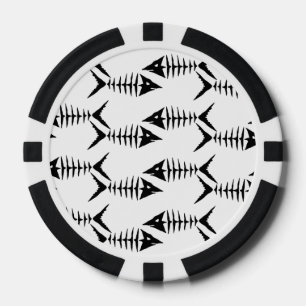 Visskeletten Pokerchips