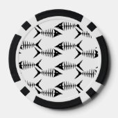 Visskeletten Pokerchips (Achterkant)
