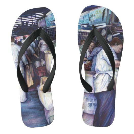 Vissoep met Hoofd, Singapore Teenslippers (Voetbed)