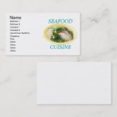 Vissoep Visitekaartje (Voorkant / Achterkant)