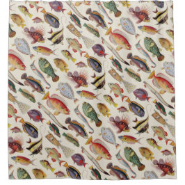 Vissoorten Douchegordijn