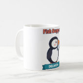 Vissouperbezorging Puffin Mok (Voorkant links)
