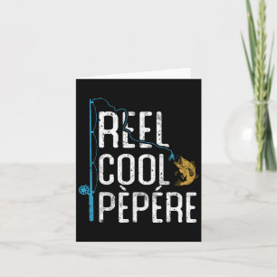 Visspoel Cool Pepere Vaderdag Cadeau Visser Kaart
