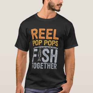 Visspoel laat vissen samenspringen Grappig Visser T-shirt