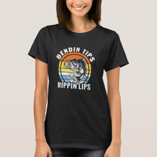 Vissprekers voor mannen die tips buigen, lippen sc t-shirt