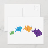 Visspringen Briefkaart (Voorkant / Achterkant)
