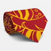 visstaart stropdas (Opgerold)