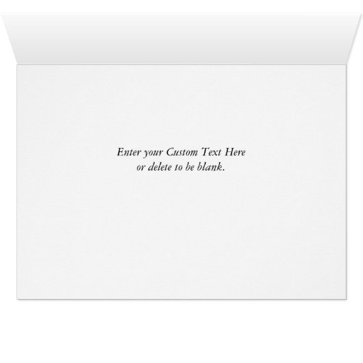 Vissteiger van Navarre Beach Wenskaart (Binenzijde Horizontaal (Onderkant))