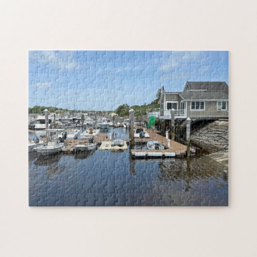 Vissteigers in Kennebunkport Maine Legpuzzel (Horizontaal)