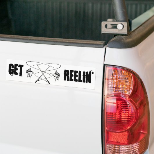 vissterfte bumpersticker (Op Truck)