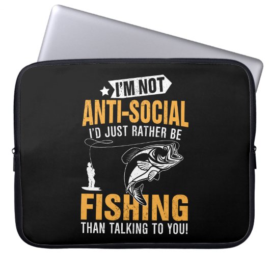 Vissthema Laptop Sleeve (Voorkant)