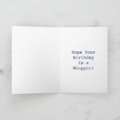 Vissthema verjaardag voor oom kaart (Binnen)