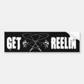 vissticker bumpersticker (Voorkant)