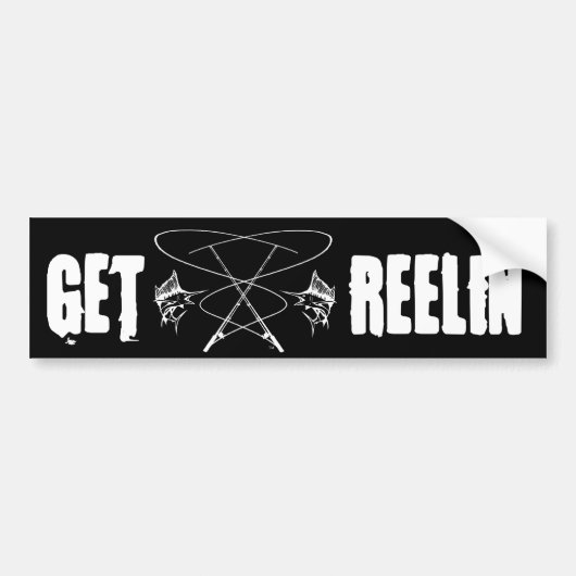 vissticker bumpersticker (Voorkant)