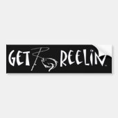 vissticker bumpersticker (Voorkant)