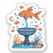 Vissticker Sticker (Voorkant)