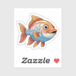 Vissticker Sticker