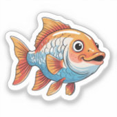 Vissticker Sticker (Voorkant)