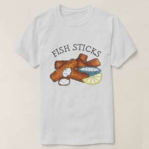 Vissticks Visvissingers Tartarsaus T-shirt