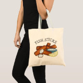Vissticks Visvissingers Tartarsaus Tote Bag (Voorkant (product))