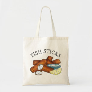 Vissticks Visvissingers Tartarsaus Tote Bag