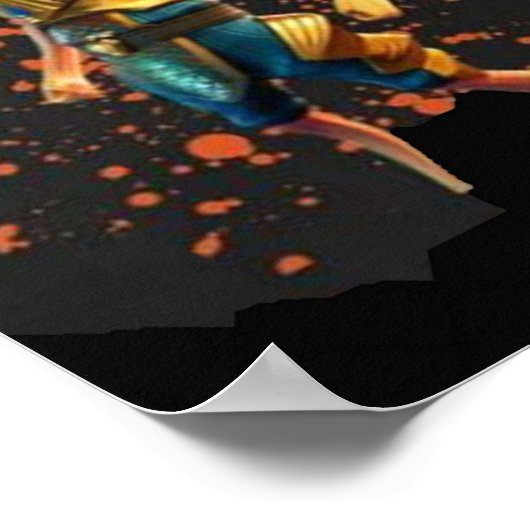 Visstokje Poster (Hoek)