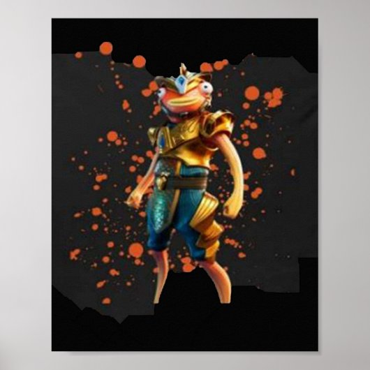 Visstokje Poster (Voorkant)