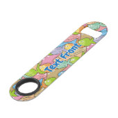 Visstriptekenbalk sleutel speed flessenopener (Voorkant Gekanteld)
