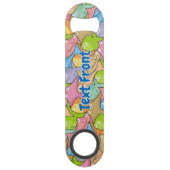Visstriptekenbalk sleutel speed flessenopener (Voorkant)