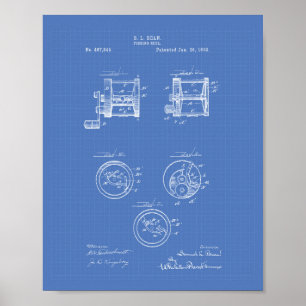 Vist 1892 Patent Art Blueprint Poster