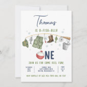 Vist 1e verjaardag O-Fish-Ally One Verjaardag Kaart (Voorkant)