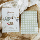 Vist 1e verjaardag O-Fish-Ally One Verjaardag Kaart