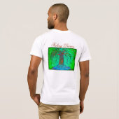 Vist agenda's - levensstructuur t-shirt (Achterkant volledig)