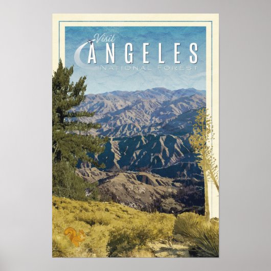 Vist Angeles National Forest Poster (Voorkant)