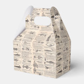  Vist: Antiek visser uit de jaren 1900 Bedankdoosjes (Achterkant)