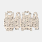  Vist: Antiek visser uit de jaren 1900 Bedankdoosjes (Uitgevouwen)