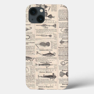 Vist: Antiek visser uit de jaren 1900 iPhone 13 Hoesje